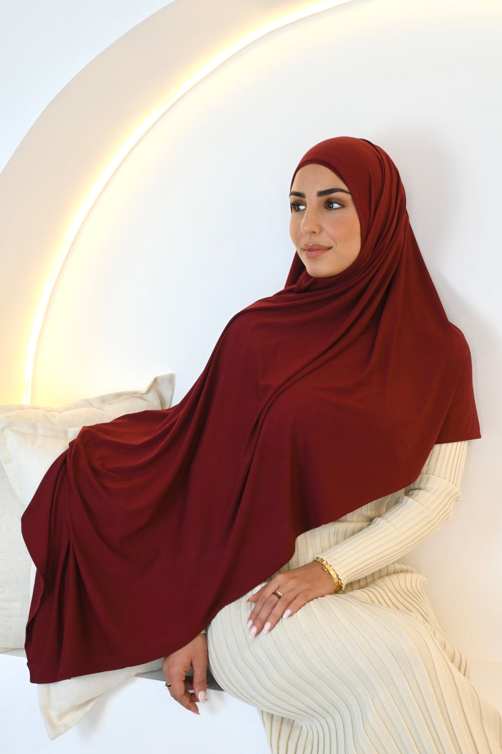 Plum Rouge - With matching under cap